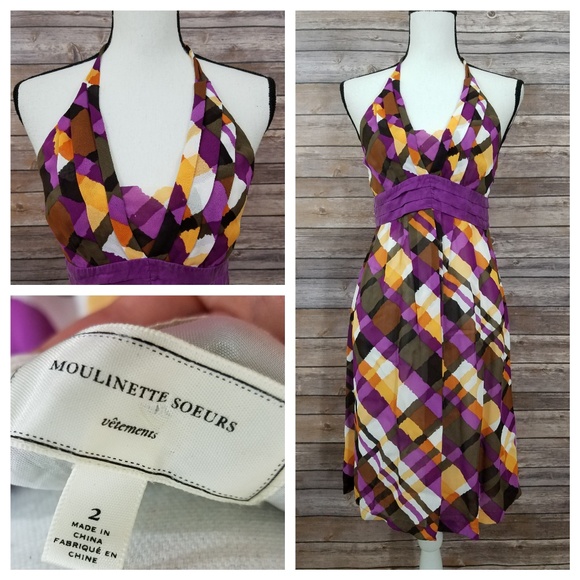 Anthropologie Dresses & Skirts - Anthro Moulinette Soeurs 2 Abstract Plaid Dress